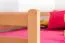 90 x 200 cm Etagenbett mit Stauraum / 2 Schubladen für Jugendliche Massivholz: Buche | Natur Lackiert | umbaubar in 2 Einzelbetten | Premium-Qualität | inkl. Rollroste Abbildung