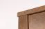 90 cm breiter Kleiderschrank mit 2 Türen | Farbe: Eiche Dunkelbraun Abbildung