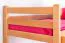 90 x 200 cm Etagenbett mit Stauraum / 2 Schubladen für Jugendliche Massivholz: Buche | Natur Lackiert | umbaubar in 2 Einzelbetten | Premium-Qualität | inkl. Rollroste Abbildung