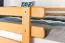 Etagenbett für Kinder 140 x 190 cm | Massivholz: Buche | Natur Lackiert | umbaubar in 2 Einzelbetten | inkl. Rollroste Abbildung