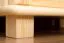 Kleiderschrank | 1 Drehtür | 4 Schubladen | mit Kleiderstange | 80 cm breit | Massivholz | Farbe: Natur Abbildung