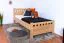 Kinderbett 90 x 200 cm | Massivholz: Buche | Natur Lackiert Abbildung