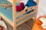 Stockbett für Jugendliche 90 x 190 cm | Massivholz: Buche | Natur Lackiert | umbaubar in 2 Einzelbetten | inkl. Rollroste Abbildung
