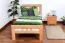 Kinderbett 90 x 200 cm | Massivholz: Buche | Natur Abbildung