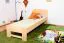 Kinderbett 80 x 200 cm | Massivholz: Buche | Natur Lackiert Abbildung
