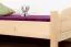 Kinderbett 80 x 200 cm | Massivholz: Buche | Natur Lackiert Abbildung