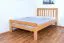 Bettrahmen für Kinder / Kinderbett 120 x 200 cm | Massivholz: Buche | Natur | besonders hohe Qualität Abbildung