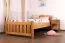 Kinderbett 100 x 200 cm | Massivholz: Eiche | Natur Lackiert Abbildung