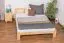 Holzbett 160 x 200 cm Kiefer massiv Natur Abbildung