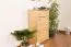 Schuhkipper Kiefer Holz massiv, Farbe: Natur 98x72x29 cm, Schuhschrank Schuhkommode Abbildung
