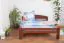 Bett 160 x 200 cm Buche massiv Dunkelbraun Abbildung