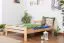 Holzbett Bettgestell Buche 140 x 200 cm Natur Abbildung