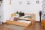 Stauraumbett Bettgestell Buche 90 x 200 cm Natur Abbildung