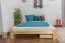 Bett 160 x 200 cm Kiefer massiv Natur Abbildung