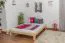 Bett Kiefer 160 x 200 cm Natur Abbildung