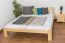 Bett 180 x 200 cm Kiefer massiv Natur Abbildung