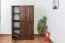 Massivholz-Schrank Kiefer, Farbe: Nuss 190x120x60 cm Abbildung