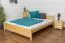 Massivholz Bettgestell Kiefer 180 x 200 cm Natur Abbildung