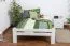 Buche Bettgestell 120 x 200 cm Weiß Abbildung