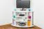 TV-Board Massivholz Farbe: Weiß 65x65x65 cm  Abbildung