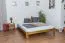 Massivholzbett Kiefer 160 x 200 cm Eiche Abbildung