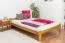 Bett 140 x 200 cm Kiefer massiv Eiche Abbildung
