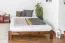 Bettgestell Kiefer 160 x 200 cm Nuss Abbildung