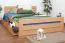 Bett Buche 180 x 200 cm Natur Abbildung