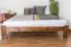 Kiefer Bett 160 x 200 cm Nuss Abbildung