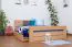 Stauraumbett Buche 160 x 200 cm Natur Abbildung