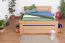 Buche Bett 160 x 200 cm Natur Abbildung