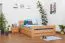 Bett Buche 140 x 200 cm Natur Abbildung