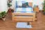 Buche Massivholzbett 140 x 200 cm Natur Abbildung