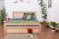 Buche Stauraumbett 180 x 200 cm Natur Abbildung