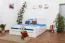 Weißes Buche Holzbett 160 x 200 cm Weiß Abbildung
