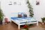 Buche Massivholzbett 160 x 200 cm Weiß Abbildung