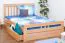 Holzbett Bettgestell Buche 140 x 200 cm Natur Abbildung