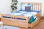 Massivholz Bettgestell Buche 140 x 200 cm Natur Abbildung