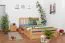 Holzbett Bettgestell Buche 160 x 200 cm Natur Abbildung