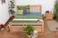 Holz Stauraumbett 160 x 200 cm Buche massiv Natur Abbildung