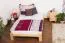 Kiefer Bett 120 x 200 cm Natur Abbildung