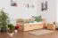 Buche Stauraumbett Bettgestell 90 x 200 cm Natur Abbildung