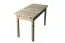 Tisch 120x80 cm Kiefer massiv, Ausziehbar auf 170, Farbe: Natur Abbildung