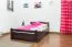 Bettgestell Buche 120 x 200 cm Schokobraun Abbildung