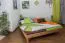 Bett 200 x 200 cm Kernbuche massiv geölt Abbildung