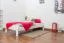 Bett Kiefer 90 x 200 cm Weiß Abbildung