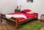 Bett Kiefer 160 x 200 cm Nuss Abbildung