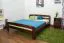 Holzbett Kiefer 160 x 200 cm Nuss Abbildung