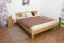 Holzbett 180 x 200 cm Eiche massiv geölt Abbildung