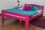 Bett Buche 120 x 200 cm Rosa Abbildung